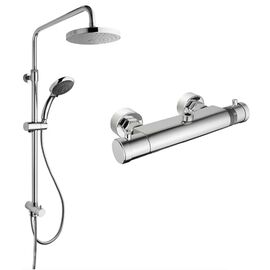 Душевая стойка vitra aquaheat a49235exp system rain термостат в Шымкенте фото № 1