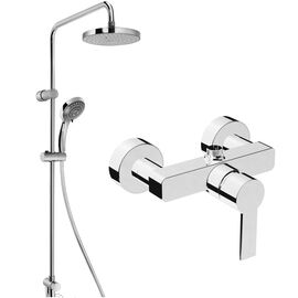 Душевая стойка vitra flo s a49234exp в комплекте со смесителем в Шымкенте фото № 1