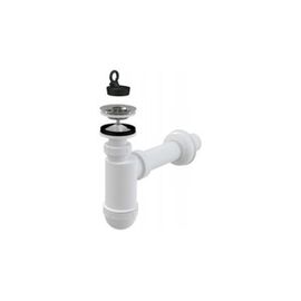 сифон для раковины alcaplast  a410 с нержавеющей peшeткой в Шымкенте фото № 1