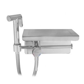 Гигиенический душ frap f7516 с полкой и бумагодержателем в Шымкенте фото № 1