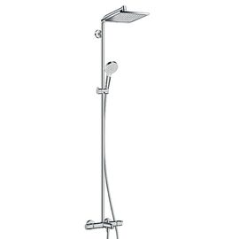Душевая система hansgrohe crometta e 240 1jet showerpipe 27298000 с термостатом в Шымкенте фото № 1
