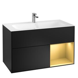 тумба с раковиной 100см villeroy&boch finion g040hfpd+4164a2r1 в Шымкенте фото № 1