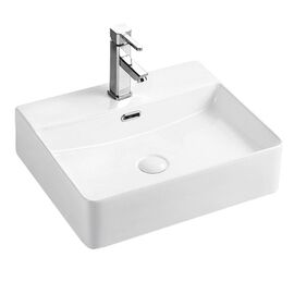 раковина накладная hans hs-2173s 50x42 см, белый в Шымкенте фото № 1