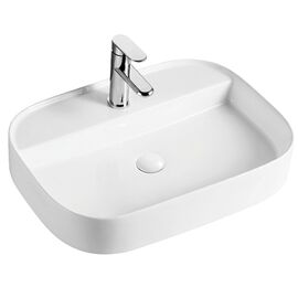 раковина накладная hans hs-2205 61x45 см, белый в Шымкенте фото № 1