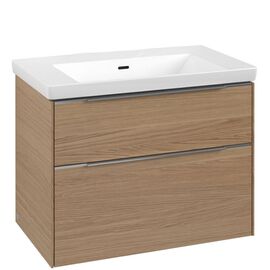 тумба с раковиной 80см villeroy&boch subway 3.0 4a708001+c57400vj в Шымкенте фото № 1