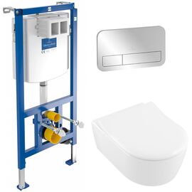унитаз с инсталляцией 4в1 villeroy & boch avento 5656rs01 92242700 92249061 в Шымкенте фото № 1