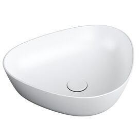 раковина накладная vitra plural 7812b401-0016 47x40 см, треугольная, белая в Шымкенте фото № 1