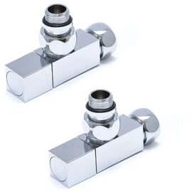 Вентиль угловой запорный  3/4"- 1/2", квадратный, хром нф-00000191 в Шымкенте фото № 1