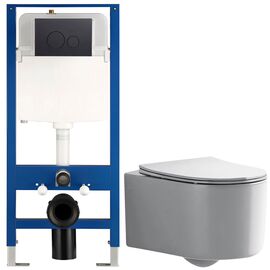 унитаз с инсталляцией 4в1 hans m5504d h5108-0103 в Шымкенте фото № 1