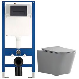унитаз с инсталляцией 4в1 hans m5505d h5108-0203 в Шымкенте фото № 1