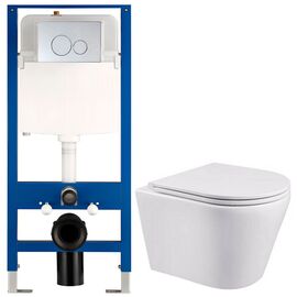 унитаз с инсталляцией 5в1 hans hs-053tq h5108-0101 в Шымкенте фото № 1