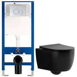 унитаз с инсталляцией 5в1 hans m5511b h5108-0101 в Шымкенте фото № 1