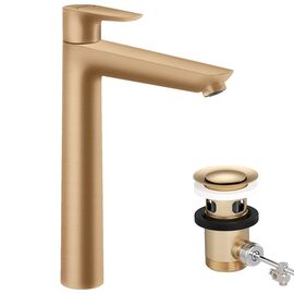 смеситель для раковины hansgrohe talis e 71716140, бронза в Шымкенте фото № 1