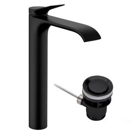 смеситель для раковины hansgrohe vivenis 75040670 черный матовый в Шымкенте фото № 1