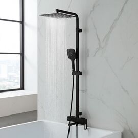 Душевая система со смесителем hans h11.5303, черная в Шымкенте фото № 1