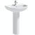 раковина с пьедесталом grohe bau ceramic 39421000 60 см, альпин-белый в Шымкенте фото № 1