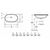 раковина villeroy & boch o.novo 41625001 58см в Шымкенте фото № 3
