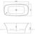 Ванна акриловая aquanet pleasure 150 x 72 см 00208595 в Шымкенте фото № 4