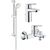 Набор смесителей 3в1 grohe bauedge 118389 для ванной комнаты в Шымкенте фото № 1