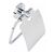 Держатель туалетной бумаги  grohe essentials 40367001 с крышкой цвет хром в Шымкенте фото № 2