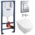 унитаз с инсталляцией 5в1 grohe rapid sl + villeroy & boch o.novo в Шымкенте фото № 1
