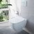 унитаз подвесной vitra shift 7742b003-0075 безободковый с тонкой крышкой микролифт в Шымкенте фото № 2