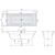 Ванна акриловая villeroy&boch 170x70 avento uba177avn2v-01 в Шымкенте фото № 3