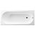 Ванна villeroy & boch oberon ubq160obe2v-01 160x75  кварил в Шымкенте фото № 1