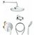 Душевая система grohe eurosmart tempesta 210 124440 встраиваемая в Шымкенте фото № 1