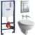 унитаз с инсталляцией grohe rapid sl (normus 6855) в Шымкенте фото № 1