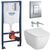 унитаз с инсталляцией grohe rapid sl (shift 7742) в Шымкенте фото № 1