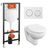 Комплект vitra spinflush: 9842b003-7206 с инсталляцией uno в Шымкенте фото № 1
