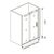 Душевая дверь bas 120x195 altair wtw-120-c-ch в Шымкенте фото № 2