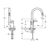 смеситель для кухни vitra fold s sink mixer a42155exp в Шымкенте фото № 2