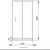 Душевая дверь aquanet 140x210 alfa naa6121 в Шымкенте фото № 3