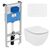 Комплект ideal standard tesi: унитаз t007901 aquablade  с инсталляцией и кнопкой m3 r0123ac в Шымкенте фото № 1