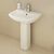 раковина vitra s20 5502b003-0001 55 см с пьедесталом в Шымкенте фото № 2