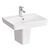 раковина подвесная vitra metropole 5663b003-0001 80 см на полуножке в Шымкенте фото № 1