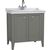тумба с раковиной vitra valarte 62154 80см, цвет серый матовый в Шымкенте фото № 1
