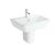 раковина подвесная vitra integra 7051b003-0001 65см на полуножке в Шымкенте фото № 1