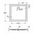 Поддон для душа grohe 39301000 90x90 в Шымкенте фото № 2