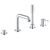 19578000 grohe essence смеситель для ванны на 4 отверстия в Шымкенте фото № 1