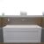 Ванна акриловая aquanet 130x70 west в комплекте с каркасом в Шымкенте фото № 3