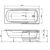 Ванна акриловая aquanet 150x70 extra с каркасом в Шымкенте фото № 4