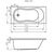Ванна акриловая cersanit 160x70 nike (wp-nike*160) в Шымкенте фото № 3