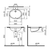 раковина под столешницу vitra arkitekt 6069b003-0012 52 см в Шымкенте фото № 2
