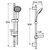 Душевой гарнитур  ideal standard ideal rain в9424аа в Шымкенте фото № 2