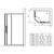 Душевой уголок ideal standard 100x80 kubo t7145/k240701 (a)  l в Шымкенте фото № 2