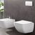 унитаз подвесной villeroy&boch venticello 4611rs01 безободковый с сиденьем в Шымкенте фото № 2