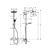 Душевая система hansgrohe crometta s 240 1jet showerpipe 27267000 с термостатом в Шымкенте фото № 2